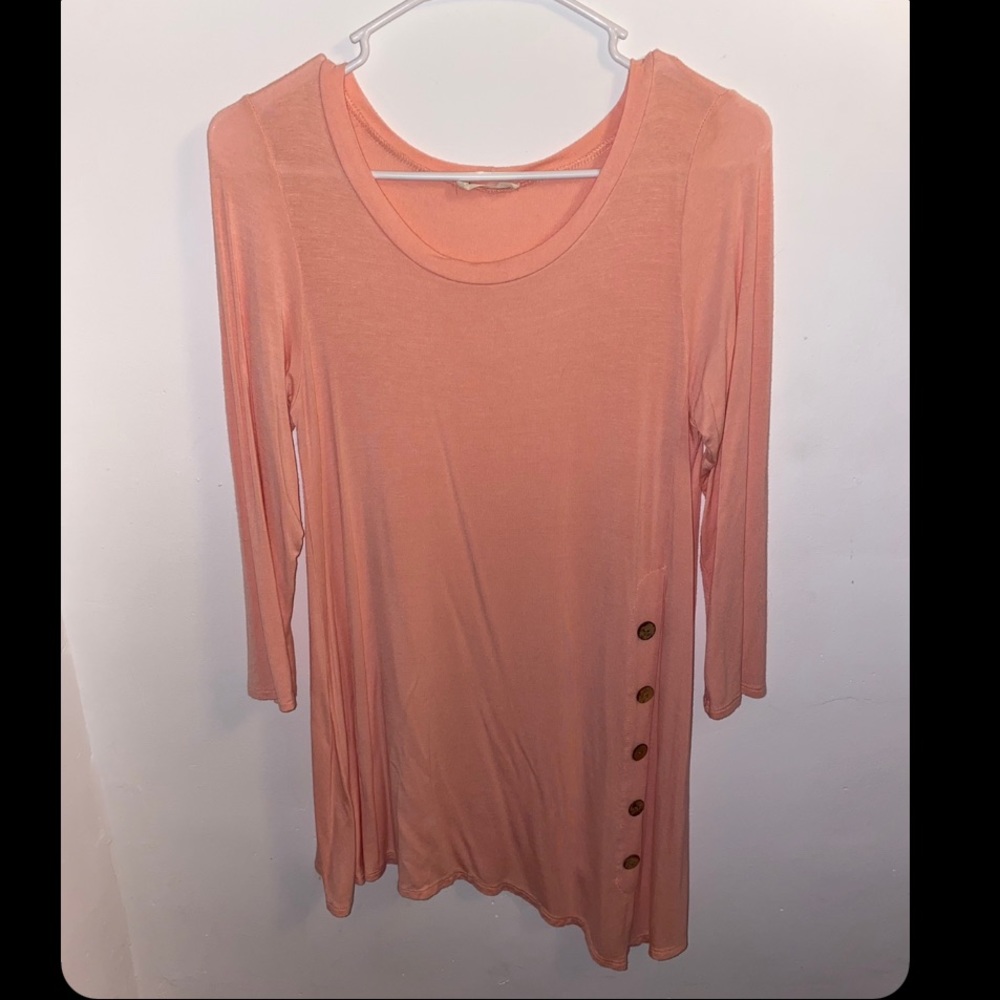 Emerald Pink Long Sleeve Shirt